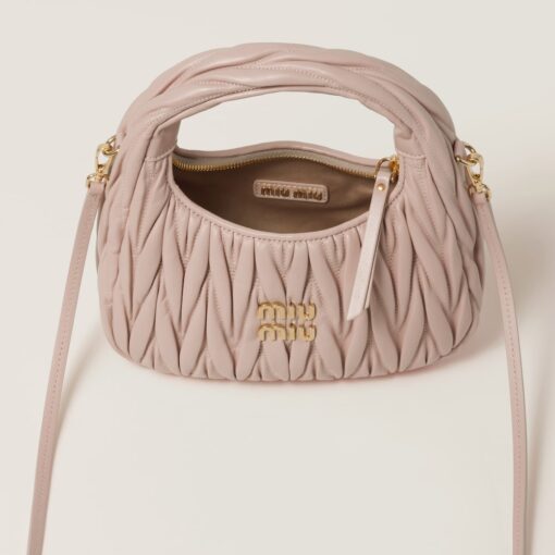 Miu Miu Wander Hobo Bag Powder Pink