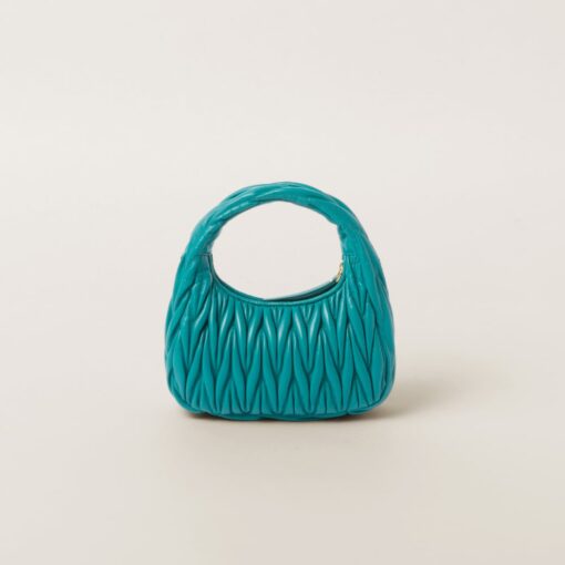 Miu Miu Wander Hobo Bag Peacock Blue - Image 2