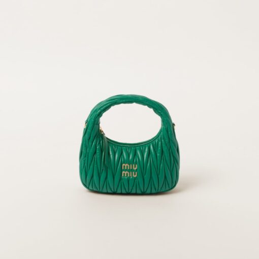 Miu Miu Wander Hobo Bag Green