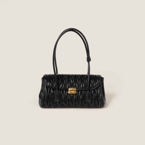 Miu Miu Matelasse Nappa Leather Shoulder Bag