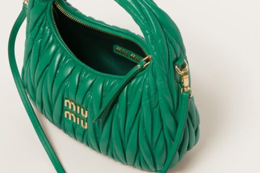 Miu Miu Wander Hobo Bag Green