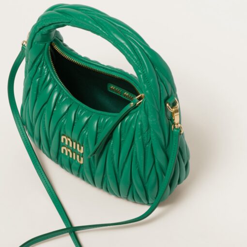 Miu Miu Wander Hobo Bag Green