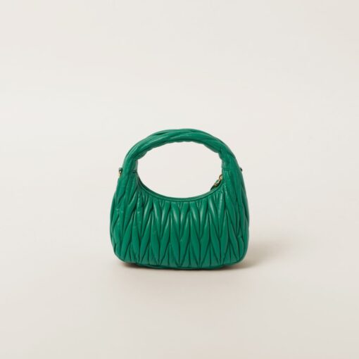 Miu Miu Wander Hobo Bag Green