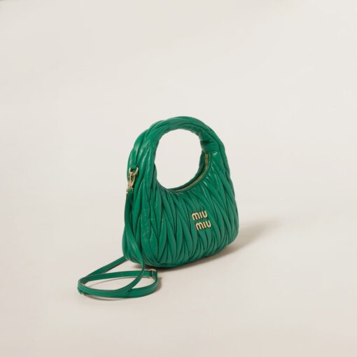 Miu Miu Wander Hobo Bag Green