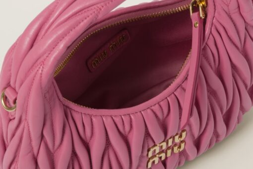 Miu Miu Wander Hobo Bag Begonia Pink