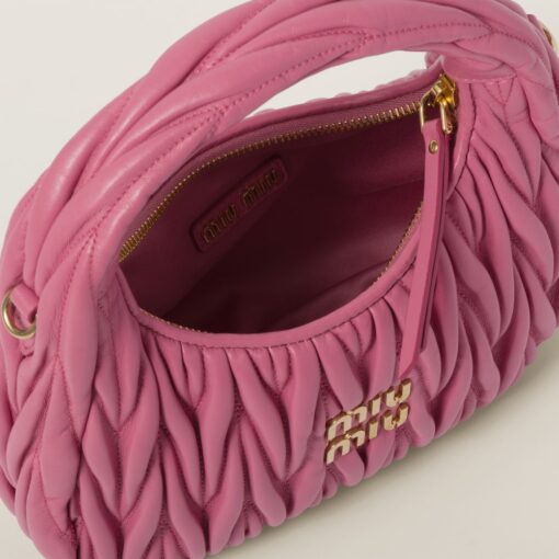 Miu Miu Wander Hobo Bag Begonia Pink