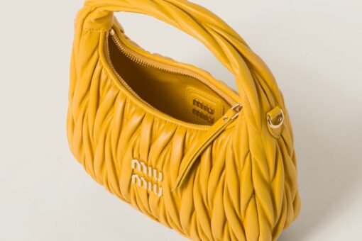 Miu Miu Wander Hobo Bag Yellow