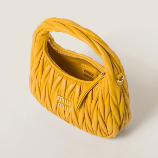 Miu Miu Wander Hobo Bag Yellow