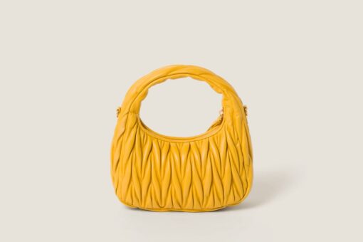 Miu Miu Wander Hobo Bag Yellow