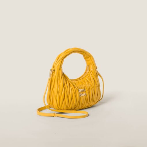 Miu Miu Wander Hobo Bag Yellow