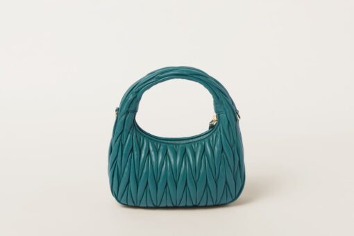 Miu Miu Wander Hobo Bag Lagoon Blue