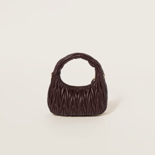 Miu Miu Wander Hobo Bag Bruyère Wood