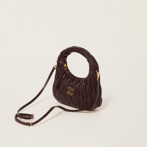 Miu Miu Wander Hobo Bag Bruyère Wood