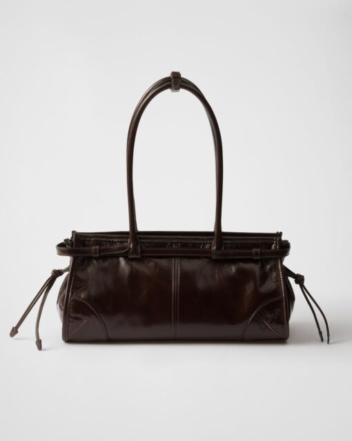 Prada Handbag Dark Brown - Image 3