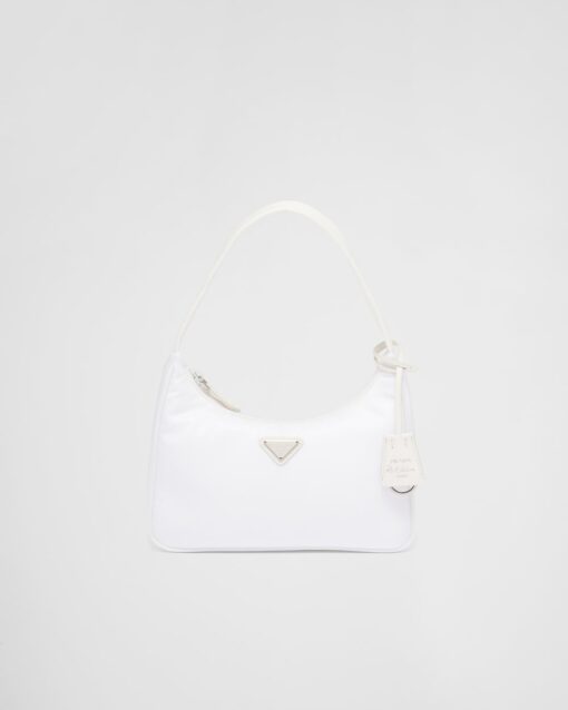 Prada Re-Nylon Mini Bag White