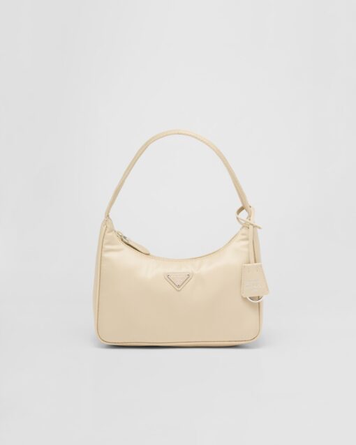 Prada Re-Nylon Mini Bag Desert Beige