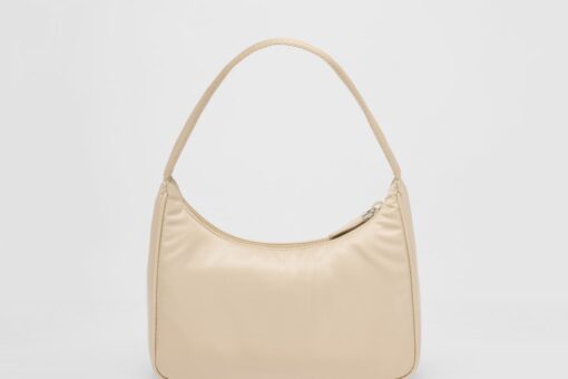 Prada Re-Nylon Mini Bag Desert Beige