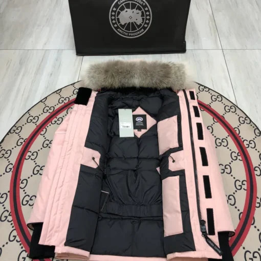 Canada Goose Down Jacket Baby Pink