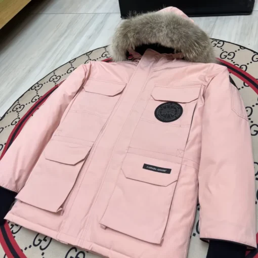 Canada Goose Down Jacket Baby Pink