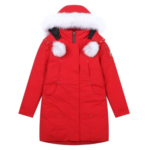 Moose Knuckles jacket Red And White