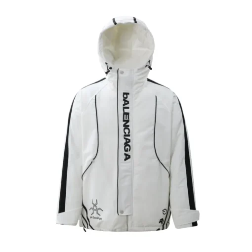 Balenciaga Down Jacket White And Black