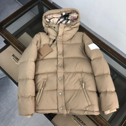 Burberry Down Jacket Beige