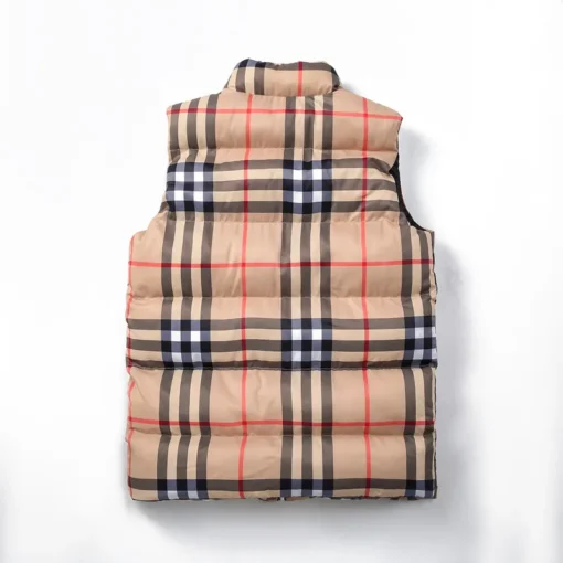 Burberry Down Vest Beige Print