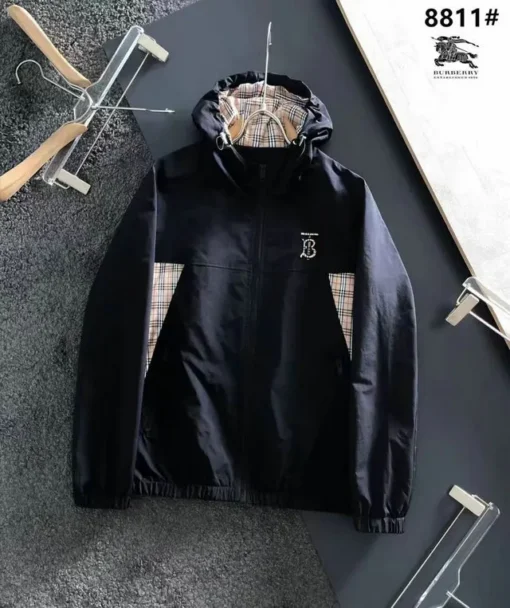 Burberry Jacket Black Glossy