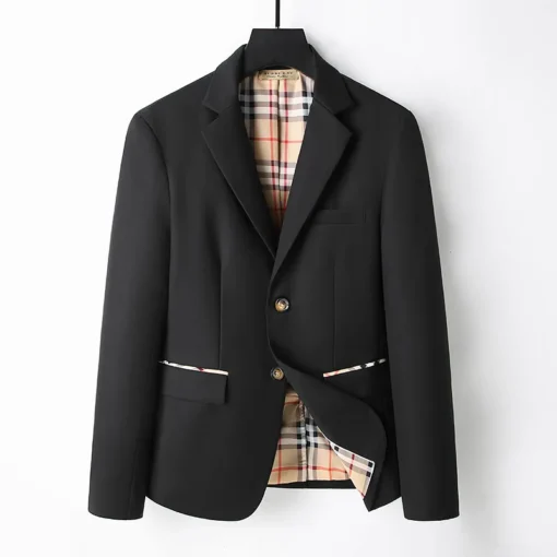 Burberry Black Suit Jacket