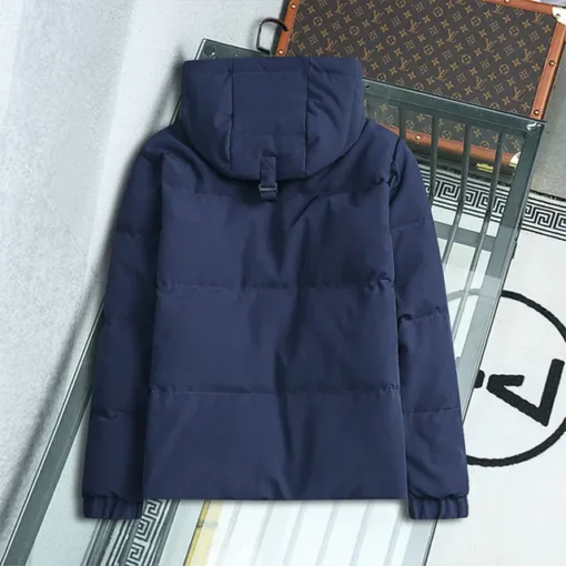 Burberry Down Jacket Navy Blue