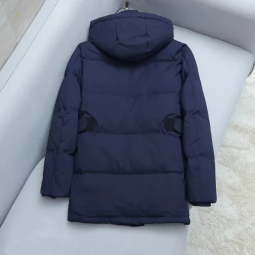 Burberry Down Jacket Navy Blue