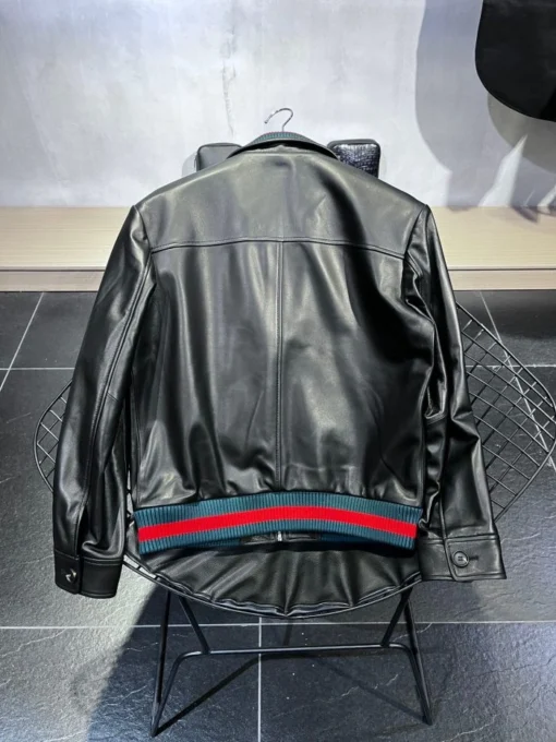 GG Leather Jacket