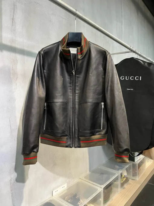 GG Leather Jacket