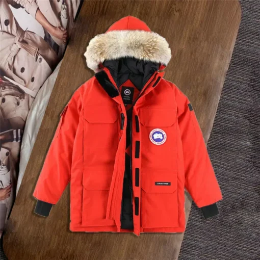 Canada Goose Down Jacket Red