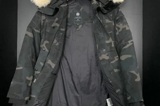 Canada Goose Women Down Jacket Black And Gray