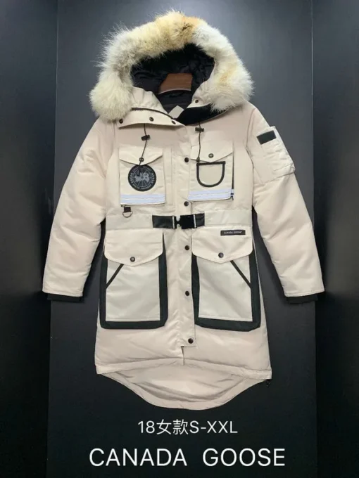 Canada Goose Women Down Jacket Cream