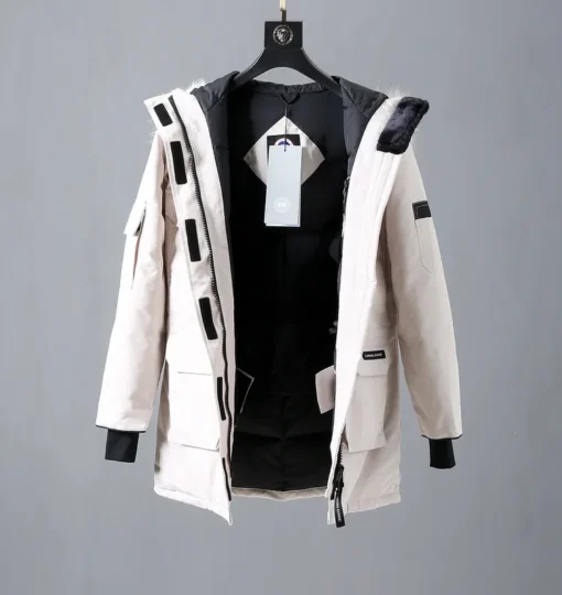 Canada Goose Down Jacket White - Image 2