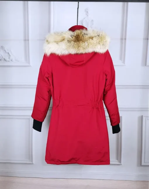 Canada Goose Down Jacket Red - Image 2