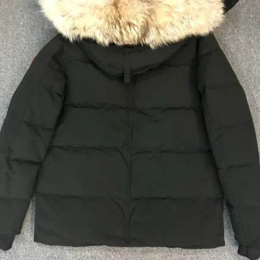 Canada Goose Down Jacket Black And Beige - Image 2