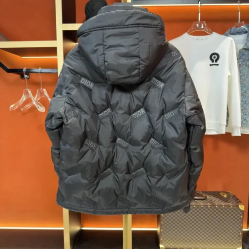 Dior Down Jacket Black - Image 2