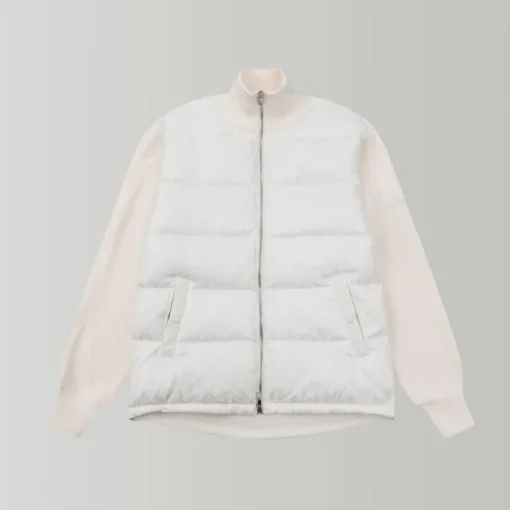 Dior Down Jacket White And Cream