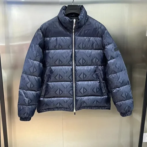 Dior Down Jacket Nevy Blue