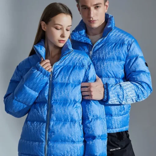 Dior Down Jacket Blue