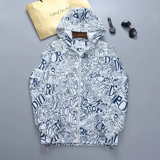 Dior Jacket White Blue