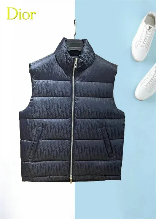 Dior Vest Down Jacket Nevy Blue