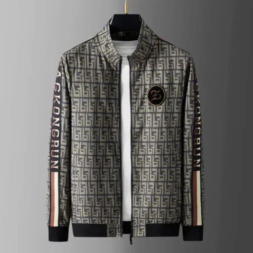 Fendi Jacket Gray And Black