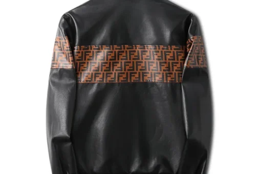 Fendi Jacket Black And Brown