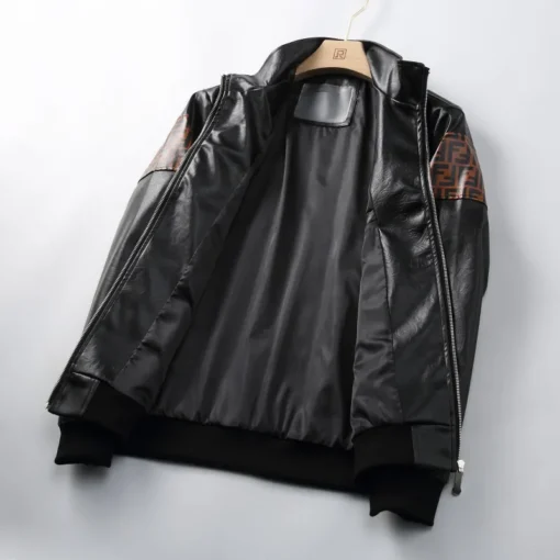 Fendi Jacket Black And Brown