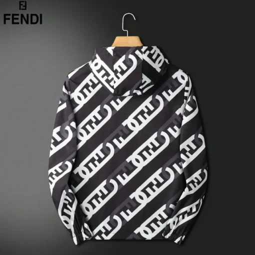 Fendi Jacket White And Black