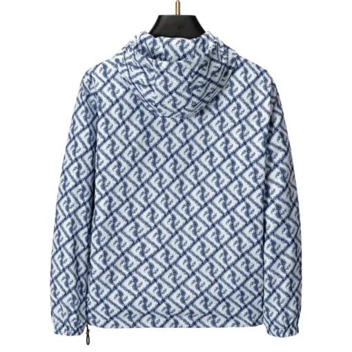 Fendi Jacket Sky Blue And White